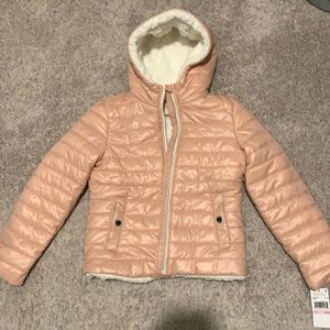 Michael Kors pink puffer jacket